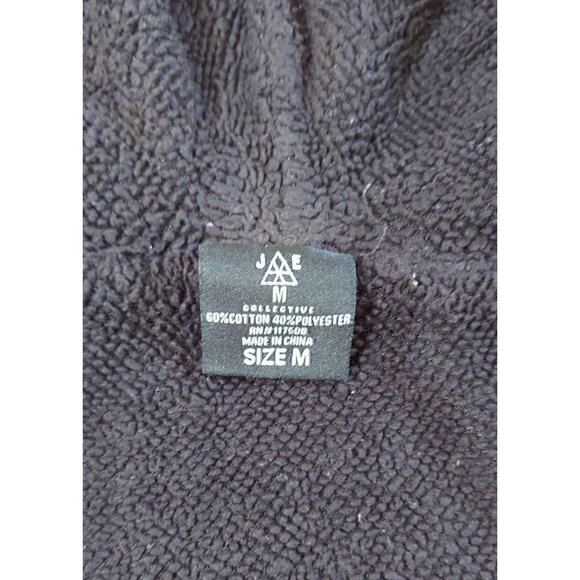 JME Collective Youth Jacket Full Zip Hoodie Coat Grey Black Youth Size Medium - Picture 3 of 7